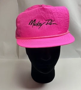 McDonalds Mütze "Mickey D's" in Neon Pink, Vintage 90er Mitarbeiterkleidung, Seil, Original - Bild 1 von 8