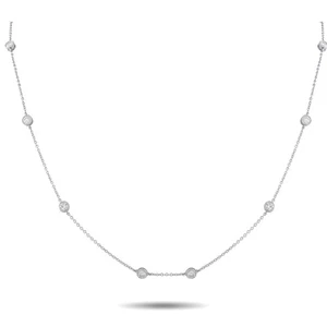 Collar Tiffany & Co. Elsa Peretti diamantes por yarda platino 1,20 quilates diamantes - Imagen 1 de 4