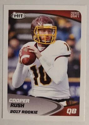 2017 Sage/HIT Premier Draft #10 Cooper Rush RC - Image 1 of 2