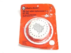 NOS! BLACK + DECKER 100 FT NYLON REPLACEMENT TRIMMER LINE, 82-360 - Picture 1 of 3