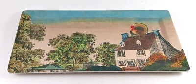 John Derian Target Small 14" x 7" Rectangle Thanksgiving Turkey Melamine Tray - Image 1 of 4