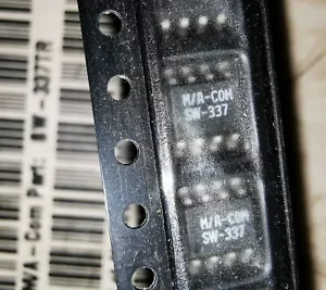 Interruttore terminato GaAs SPDT DC~2,5 GHz MACOM SW-337 (x10) SOIC-8 SMD/SMT - Foto 1 di 5