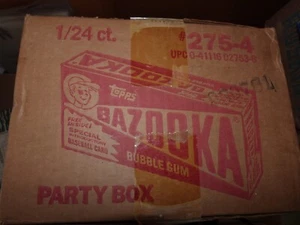 1991 ⚾ Topps Bazooka Joe Bubble Gum Factory Sealed Box OF 24 W/Intro Card - Picture 1 of 8