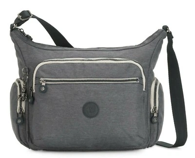 Kipling GABBIE Medium Shoulder Bag - Charcoal RRP £96 - Image 1 of 4