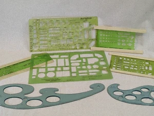 7 Architects Drafting  Templets - Picture 1 of 6