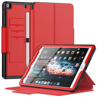 Leather Flip Shockproof Case For iPad 9th 8th 7th 6/ 5th Generation Air Pro 9.7" - Image 1 of 4