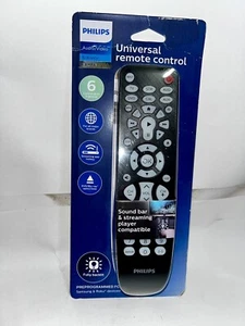Philips SRP9368D/27 Universal TV Remote Control 6 Device Sound Bar Streaming NEW - Picture 1 of 4