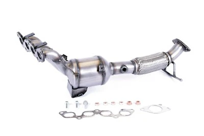 FORD FOCUS, C-MAX, VOLVO C30, S40, V50 1.6 CATALYTIC CONVERTER CAT & FITTING KIT - Image 1 of 2