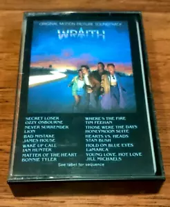 THE WRAITH 1986 MOVIE SOUNDTRACK CASSETTE TAPE RARE TESTED VG (SCOTTI BROS) OZZY - Picture 1 of 5