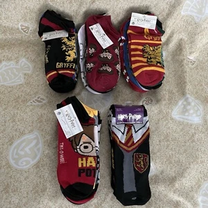 Harry Potter Women’s Low Cut Socks 5 Packs Size 4-10 - Picture 1 of 3