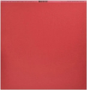 Bazzill 12x12 Red Cardstock - Perfect for Crafting and Scrapbooking - Picture 1 of 12