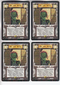 Legend of the Five Rings (1998) - The Jade Throne cards ( x4) - Picture 1 of 2