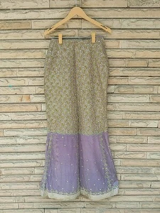 Indian Skirt Lehenga Woman Wedding Dress Vintage Embroidered skirt VSS1008 - Picture 1 of 6