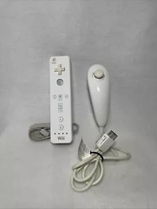 Telecomando ufficiale Nintendo Wii e Nunchuck bianco RVL-036 OEM funzionante - Foto 1 di 5