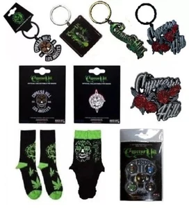 CYPRESS HILL - OFFICIAL LOS ANGELES COMPASS LOGO METAL PIN BADGE keyring SOCKS - Picture 1 of 12