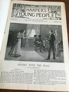 Antique Harpers Young People Magazine Bound Volumes Nov-April 1894-1895 - Picture 1 of 12