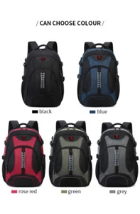 Mochila Escolar Resistente al Agua, Bolsa para Portátil, Conector USB, Múltiples Compartimentos - Imagen 1 de 16