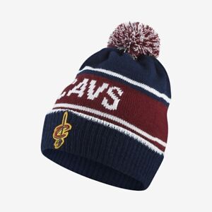 Nike Cleveland Cavaliers Cavaliers Red Blue (Removable) Pom Beanie Pullover Cap