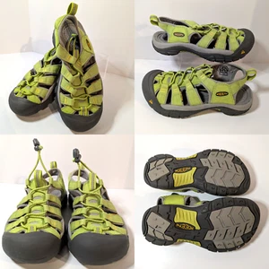 Keen Women’s Size 6 Waterproof Sport Sandals Lime Green Hiking Trail Shoes - Picture 1 of 18