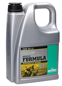 Motorex Formula 4T 15W50 aceite de motor parcialmente sintético de cuatro tiempos bidón de 4 litros - Imagen 1 de 1