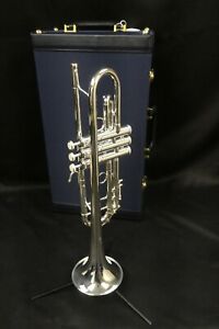 B&S 3137-2-OW Challenger I Silver Plated Professional Bb Trumpet