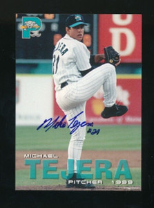 1999 Grandstand Portland Sea Dogs #21 Michael Tejera signed auto autograph