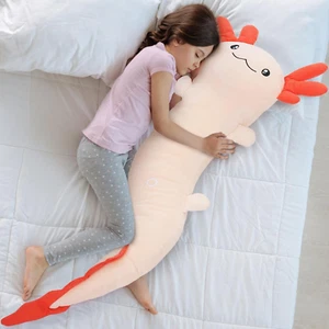 Giant Axolotl Plush Stuffed Animal,Big Axolotl Plush Pillow Toy,4Ft Stuffed Axol - Picture 1 of 8