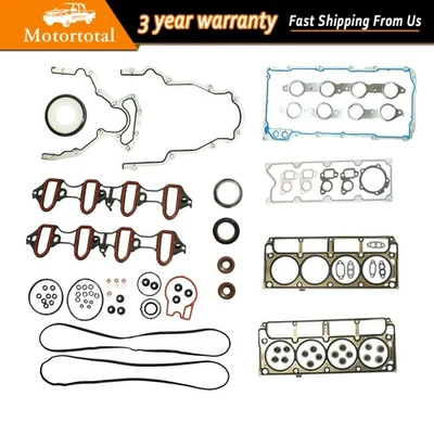 Head Gasket Set Kit For 04-08 Chevrolet Express 1500 LT LS 5.3L 4.8L Engine Foto 1 de 4
