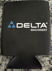 Delta Airlines Machinery Vintage Can Drink Cozy Black W/White Lettering - Picture 1 of 4