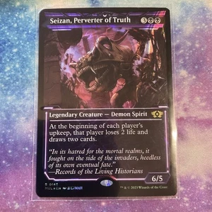 Seizan, Perverter of Truth (FOIL) x1 - MTG Multiverse Legends MUL #145 HALO FOIL - Picture 1 of 2
