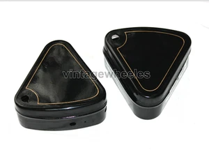 Juego de pares de cajas de herramientas Canon de pintura negra tapa plana aptas para Royal Enfield 350cc 500cc - Imagen 1 de 3