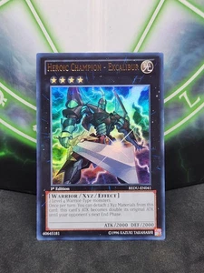 Yugioh Heroic Champion - Excalibur REDU-EN041 Ultra Raro 1ª Edición Casi Nuevo - Imagen 1 de 2