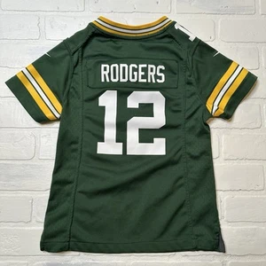 NFL Green Bay Packers Aaron Rodgers Youth Jersey Boys Small Nike On Field - Picture 1 of 16