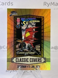 Superman #75 2025 Fleer Brilliants Superman #CC-11 Classic Covers Death DC - Bild 1 von 2