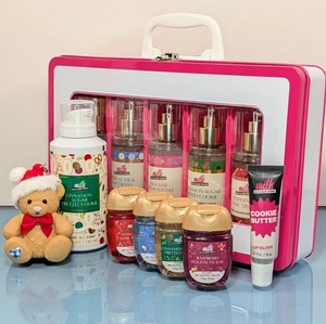13-teiliges Set MILK BAR Travel Mist Case formbare Seife Teddybär Bath & Body Works - Bild 1 von 19