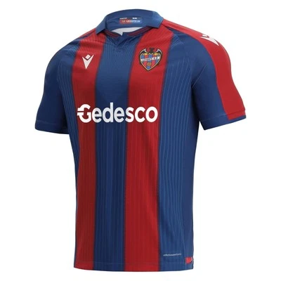 Levante UD Official Club Shirt Men's Football Shirt Sports Shirt, Blue/Red, S - Image 1 of 4