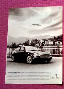 2005 Maserati Quattroporte Print Ad - Picture 1 of 1