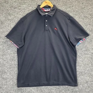 Tommy Bahama Polo Shirt Mens XL Blue Islandzone Performance Golf Supima Cotton - Picture 1 of 10