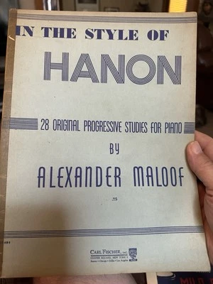 1946 Folio IN THE STYLE OF HANON by Alexander Maloof - Image 1 of 3