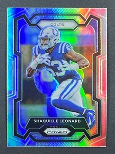 SHAQUILLE LEONARD 2023 Panini Prizm #131 Argento Prizm Indianapolis Colts - Foto 1 di 2