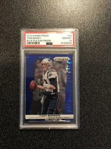 Tom Brady 2013 Panini Prizm Blue Pulsar Prizm PSA 10 - Picture 1 of 2