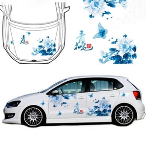 Graphics Butterfly Flower Car Sticker For Honda Fit Ford Focus Bonne Side Decals - Picture 1 of 4