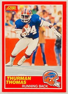 Thurman Thomas 1989 Punktzahl Fußball ROOKIE NM-MT RC #211 - Bild 1 von 2