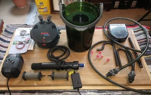 Eheim Ecco ProFilter + Eheim 200 air Pump + UV inline water filter + Fish mate. - Picture 1 of 9