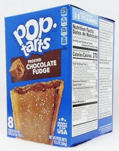 8 ct Pop Tarts FROSTED CHOCOLATE FUDGE Toasted Pastries 13.5 oz Box - Picture 1 of 1