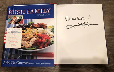 The Bush Family Cookbook SIGNED - George H.W. Bush, Barbara Bush & author 1st ed - Image 1 of 4