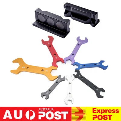 Magnetic Aluminum Vise Jaw With AN JIC Wrench 3 to 20 AN Fitting Hose End Tools - image 1 of 4