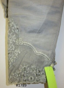 Anzug 6381791 grau Al-Karam Baumwolle Salwar Kameez Dupatta mittelgroßer Anzug - Bild 1 von 6