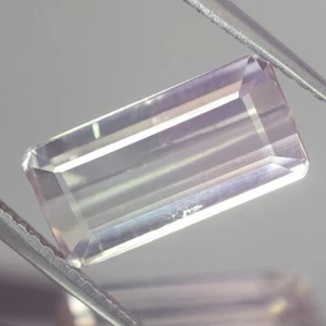 3.66CT RAVISHING VVS OCTAGON BI COLOR UNHEATED TOURMALINE NATURAL - Picture 1 of 3