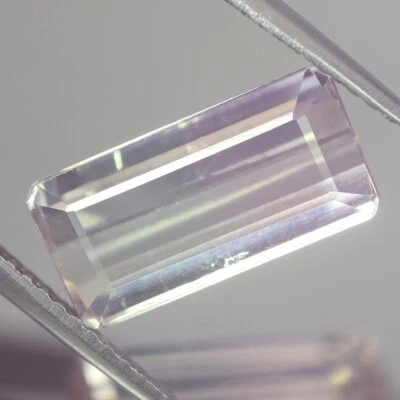 3.66CT RAVISHING VVS OCTAGON BI COLOR UNHEATED TOURMALINE NATURAL - Image 1 of 3